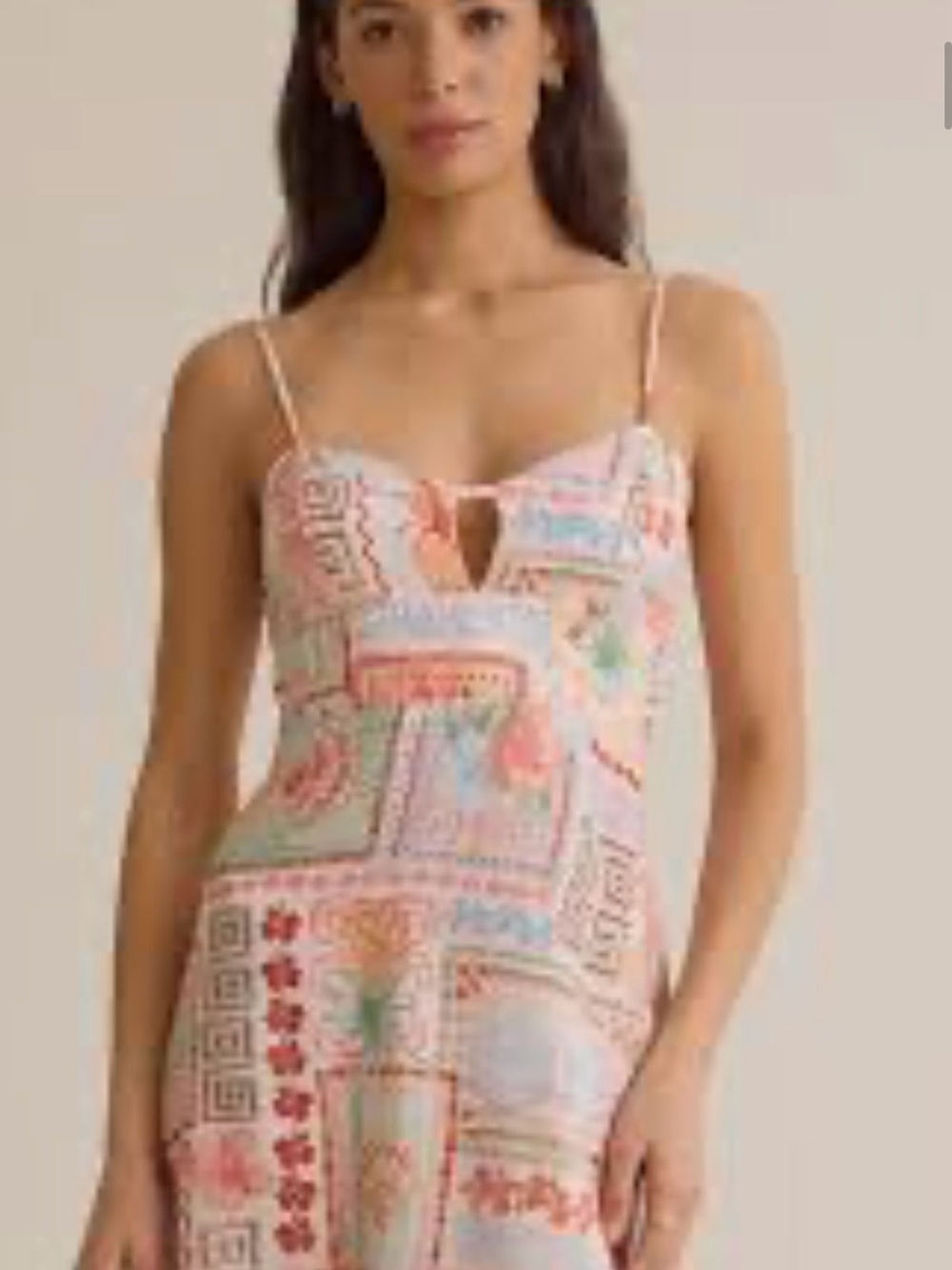 Altar'd State Pastel Patchwork Mini Dress - coastal, beach vibes